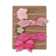 thumbnail image 5 of Conjunto de cinco piezas de accesorios para el cabello con banda elástica de nailon para el cabello para niños con lazo y flores, 5 of 5