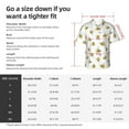 thumbnail image 4 of Fotbe Bee Hawaiian Shirt for Men Unisex Summer Beach Casual Short Sleeve Cotton Linen Button Down Shirts-Small, 4 of 5