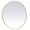 Brass, variant on Elegant Decor Pier 48 inch LED mirror with adjustable color temperature