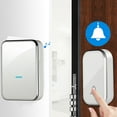 thumbnail image 1 of Battery-Free Wireless Doorbell Kit, Self-Generating Button with 45 Melodies, 656ft Range & LED Flash, Easy Install Plug-in Receiver, 1 of 9