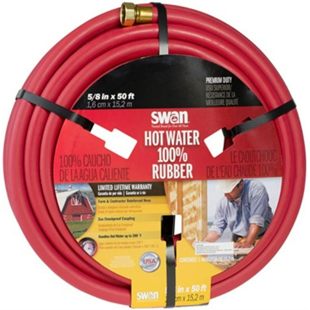 5/8x50ft Hot Water Rubber Hose