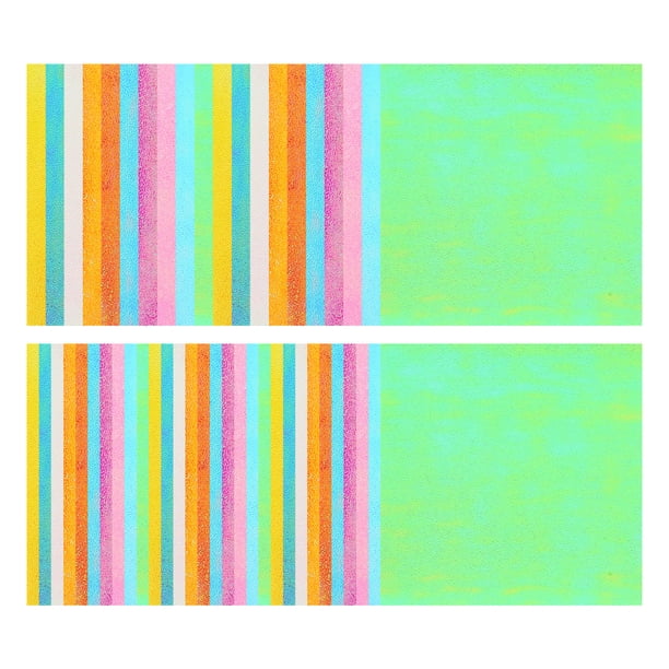 BRIGHTFUFU 50 hojas de papel iridiscente cuadrado brillante, plegable, para manualidades, para recortes de papel (15 cm, 10 colores)