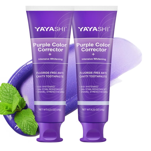 Pasta dental AUTUMEGE corrector de color morado sin flúor