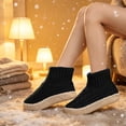thumbnail image 3 of Cmfcve Fuzzy Slipper Socks for Women Non-Slip Winter House Socks Solid Thick Warm Socks, 3 of 6