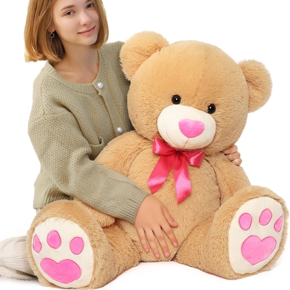 Muiteiur Giant Teddy Bear 36'' Giant Stuffed Animal Big Bear Plush Toy
