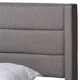 thumbnail image 6 of Baxton Studio Braylon Gray Fabric and Brown Wood Full Size Storage Platform Bed, 6 of 13