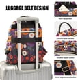 thumbnail image 3 of FORMRS Mini Backpack Purse for Women Travel Daypack Casual Shoulder Bag, Purple Flowers, 3 of 7