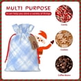thumbnail image 6 of Multi-Size Linen Bundle Pocket Gift Bag Closing Method For Christmas Birthday Anniversary As A Gift Packaging Medium Blueviolet Moroccan Buffalo Plaid Tartan Check Hand-Drawn Sketch_3, 6 of 8