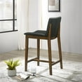 thumbnail image 4 of Anderson Modern Furniture Style Leather Counter Chair in Black, 4 of 5