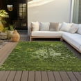 thumbnail image 6 of Addison Rugs Chantille Indoor/Outdoor Transitional Modern Olive Washable Rectangle Rug, 3' x 5', 6 of 6