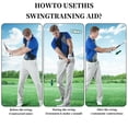 thumbnail image 2 of bathprove Golf Grip Swing Training Aid - Retractable Click Club Trainer Indoor Practice Warm Up Stick Flexible Telescopic Short Club Tempo Sound Release Trainer Devices, 2 of 6