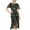 A-Green115, variant on Women's Flapper Beaded Fringe Midi Dress Crew Neck Short Sheer Sleeve Sequin Embellished Dress Vintage Party Dress