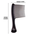 thumbnail image 3 of serony Axe-shaped Large Plastic Hairdressing Comb Wear Resistant Wide Tooth Comb Thicken Kitchen Knife Shape Hair Comb Heat Resistant with Wide Round Tooth for Hairstyle Making, 3 of 9