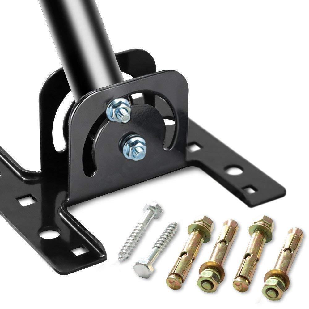 Mount Mast Outdoor TV Antenna Satellite Dish Extender Bracket J-Pole
