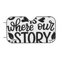thumbnail image 7 of Goofa Home is Where Our Story Begins Printed Car Windshield Sunshade,Foldable Reflective Sun Visor,UV Protection Heat Blocker Sunshade,Car Cooling Accessory-Small, 7 of 7