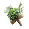 thumbnail image 3 of Boutonniere ojales, plantas suculentas, ramillete de simulación, flores, novio, mejor hombre, , boda, flor, accesorios, de graduación, decor verde 1 Macarena Alfiler de flor de novio, 3 of 8