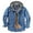 Blue, variant on Men's Sherpa Lined Fleece Coats Work Plaid Flannel Snap Hooded Jackets 3252 Gray XL