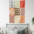thumbnail image 4 of Vintage Decor Wall Hanging Tapestry, Mosaic Vintage Patterns Diagonal Geometric Shapes Abstract Decoration Design for Home, Bedroom Living Room Dorm Accessories, 60 X 80 Inches, by Ambesonne, 4 of 5