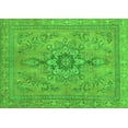 thumbnail image 1 of Ahgly Company Indoor Rectangle Abstract Green Modern Area Rugs, 4' x 6', 1 of 4