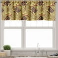 thumbnail image 3 of Ambesonne Western Valance & Curtain, Vintage Hats and Boots, 55"x36", Khaki Dark Brown Scarlet, 3 of 6