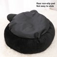 thumbnail image 3 of LiMimmuu Nid pour Chat Forme Noire Nid pour Animaux Lit Douillet Doux Confortable Résistant à la Saleté Support Tête Cou Chenil pour Jouer Repos Sommeil, 3 of 6