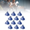 thumbnail image 4 of Metal Cowbell, Noisemaker Blue 12Pcs Rust Fade Resistant 3in Metal Cow Bell  for Football Games Sporting Events, 4 of 7