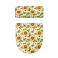 thumbnail image 2 of HELLHERO Autumn Butterflies Keep Dust Stain Polyester Toilet Lid Cover, Elastic Edge, Soft U-Shaped Elastic Bottom, Easy to Clean, 2 of 8