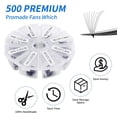 thumbnail image 2 of Extensiones de pestañas Volume Lash Extensions WENDY LASHES 10D, ventiladores prefabricados, 500 unidades, 2 of 7