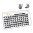 thumbnail image 1 of Lash Clusters B06 Extensiones de pestañas DIY 72 grupos de pestañas CD Curl B&Q pestañas Wispy Volume Lashes grupo individual DIY en casa (B06,D-8-16MIX), 1 of 4