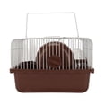 thumbnail image 2 of Hamster Cage, Running Wheel Design Breathable Odorless Travel Hamster House  For Guinea Pig For Rabbits, 2 of 8