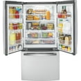 thumbnail image 2 of GE GWE19JYLFS 18.6 Cu. Ft. Stainless French Door Counter-Depth Refrigerator, 2 of 5