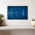 thumbnail image 2 of Elephant Stock Airplane Blueprint Wall Art - Horizontal Canvas Wall Art - Living Room Wall Decor - Patent Canvas - Blue And White Decor - 12" x 8", 2 of 8