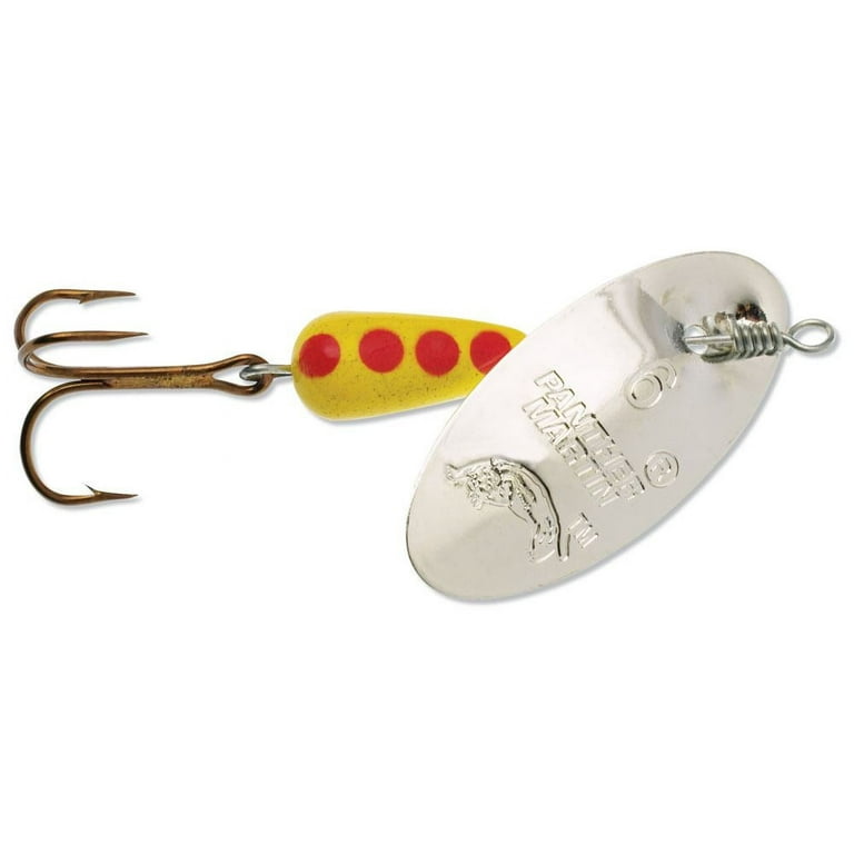 Panther Martin PMR_1_S Classic Regular Teardrop Spinners Fishing Lure -  Silver - 1 (1/32 oz)