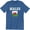 Blue, variant on Wales Nation Distressed Flag Welsh Football Gift Men's T-Shirt