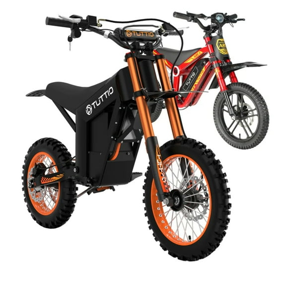 TUTTIO Electric Dirt Bike Combo - Soleil01 & ARC-I, 2000W 48V 21Ah Electric Motocycle for Adult with Max 37mph & 750W 36V 13AH Mini E-Bike for Kids, 2Pcs Family for Parent-Child Riding