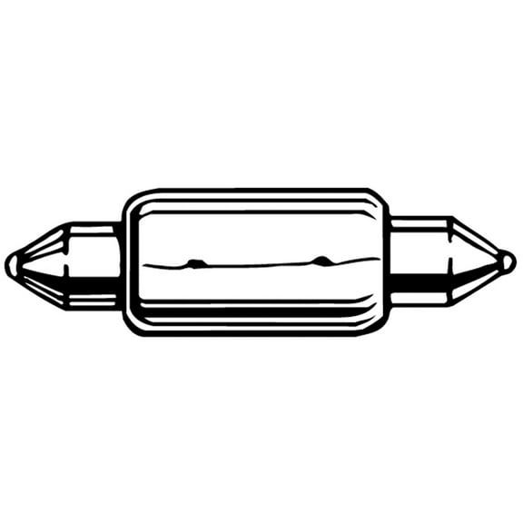 Perko 0072DP1CLR 24V 10 Watt Double Ended Festoon Bulb - 3/8"