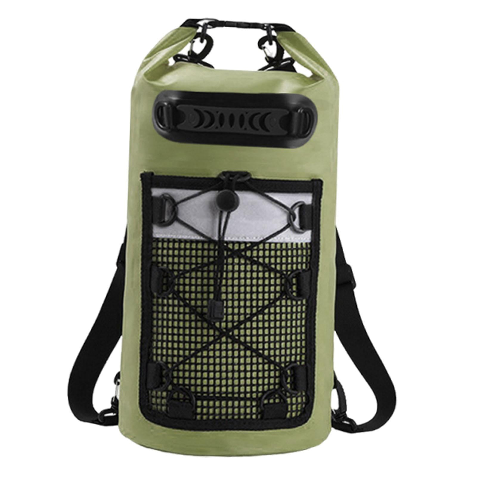 harayaa Dry Bag Comfortable Sturdy Keeps Gear Dry Large Capacity Lightweight Storage Bag Green