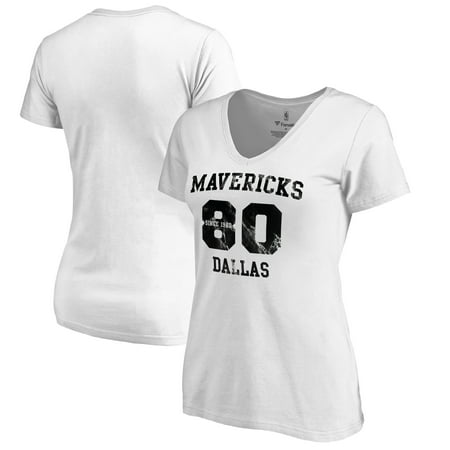 Dallas Mavericks Fanatics Branded Women's Hang Time Plus Size V-Neck T-Shirt -