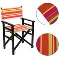 thumbnail image 5 of 21x8~16" 1 Set Director Chair Canva Replacement 1.5mm Thick Chairs Canvas Cover Seat Cloth Home Supplies Furniture Accessories for Home Patio Supplies Camping Household Outdoor(Colorful) DIY, 5 of 9