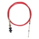 thumbnail image 1 of Cable del acelerador 4,5 m Tubo de PU Controlador de junta de acero inoxidable Cable de línea de montaje del acelerador para mezclador de transporte de excavadora, 1 of 9