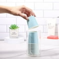 Plastic Bathroom Cup Dispenser, 3 oz Small Disposable Paper Cups Holder