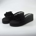 thumbnail image 4 of VerPetridure Womens Sandals Casual Summer Women's Flower Outdoor Fashion Leisure Beach Wedge Slip On Slippers Shoes, 4 of 9