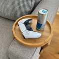thumbnail image 4 of Sofa Tray Table Sofa Armrest Clip-On Tray Natural Wooden Sofa Tray Practical TV Snack Tray for Remote Control Coffee Snacks, 4 of 5