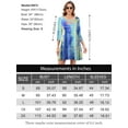 thumbnail image 4 of CRAYNER Fall Dresses for Women 3/4 Sleeve Dress with Pockets Casual Tshirt Dress Loose Fits Crew Neck Flowy Swing Dress, S, 4 of 9