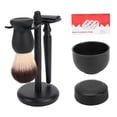 thumbnail image 4 of Juego de cuchillos de afeitar para Barba Manual para hombre, cepillo para Barba, repuesto de jabón, Kit de cuchillas para afeitar Barba, 4 of 5