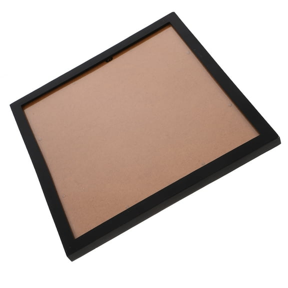 Wooden Picture Frame for Vinyl Records Black Wall Mount Display Frame for Home Storage and Decor