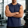 thumbnail image 7 of UAYOTSE Men's Quick Drying Mesh Thin Breathable Sweat Wicking Loose Fitting Sports Tank Top,Sizes L, 7 of 7