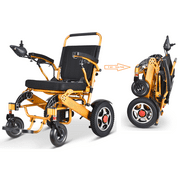 Fold and Travel Lightweight Portable Electric Wheelchair Mobility Scooter Wheelchair Power Wheel chair