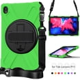 thumbnail image 6 of XYX Case for Lenovo Tab P11 Plus/Tab P11 11.0 inch Released 2021 with 360 Degree Rotating, Hand Strap, Shoulder Strap, Green, 6 of 7