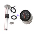 thumbnail image 2 of 52MM Gauge Water Level Gauge Red Light 0-190Ohm Water Tank Level Indicator Meter With Fuel Water Level Sensor ,Easy to Install, 2 of 6